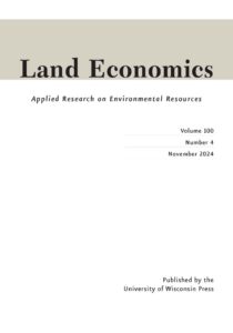 Land Economics cover