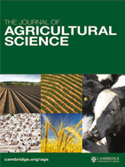 The Journal of Agricultural Science cover
