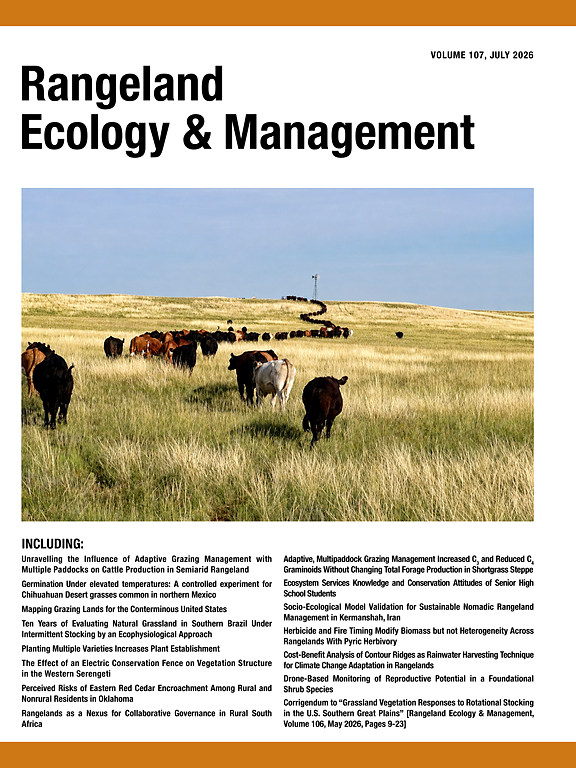Rangeland Ecology & Management
